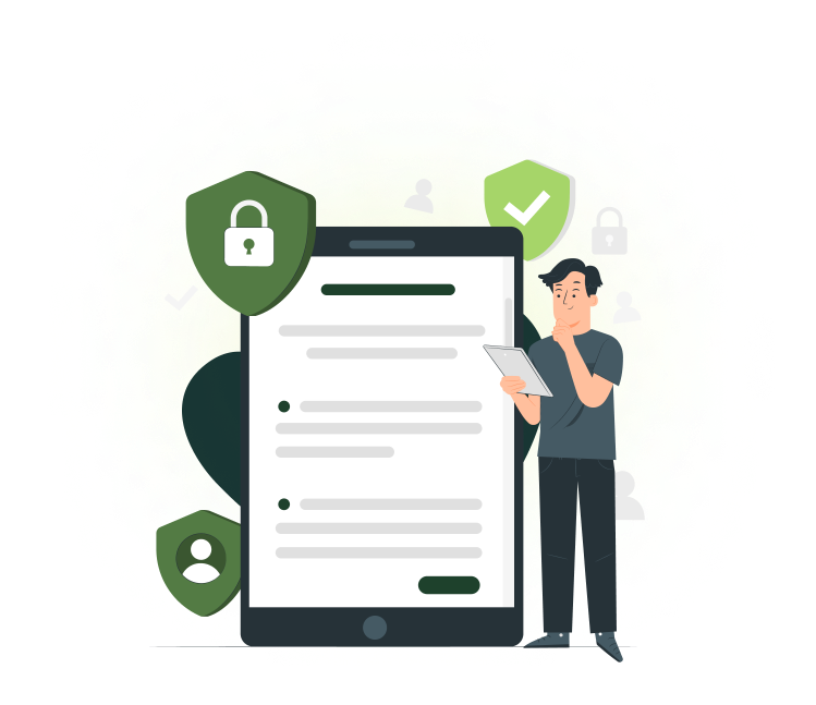 Privacy policy graphic